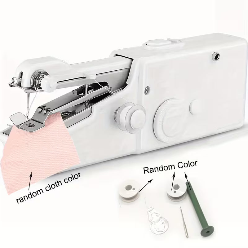 Portable Handheld Mini Sewing Machine - Cordless Electric Stitching Tool