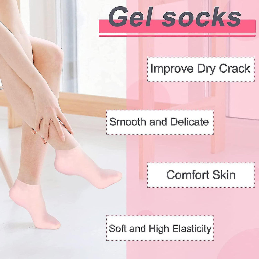 Silicone Moisturizing Socks - High Quality & Long Lasting Discounters.pk online shopping