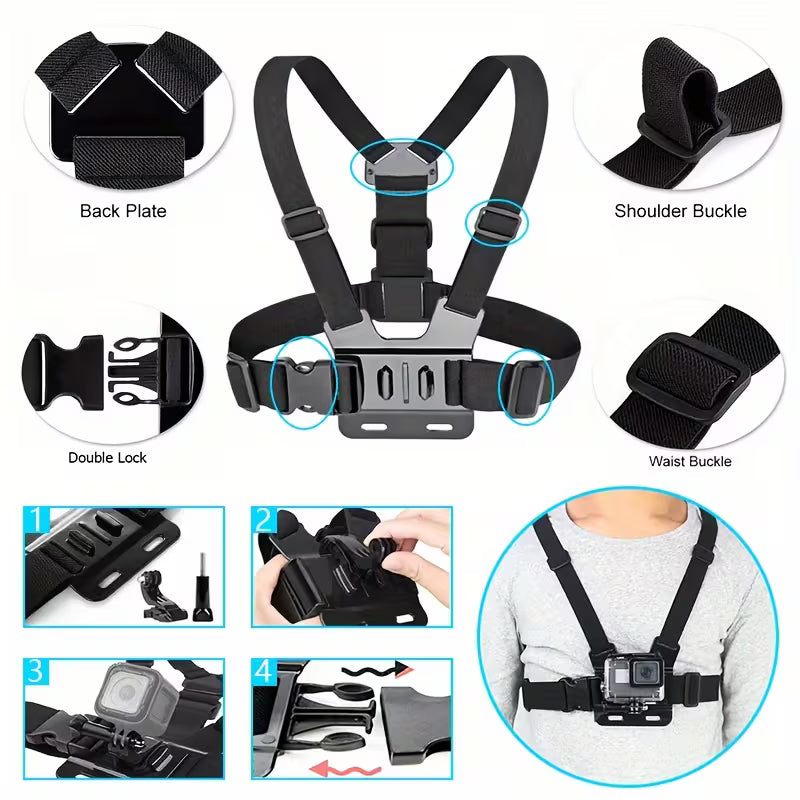 Chest Mount Mobile Holder Strap Discounters.pk