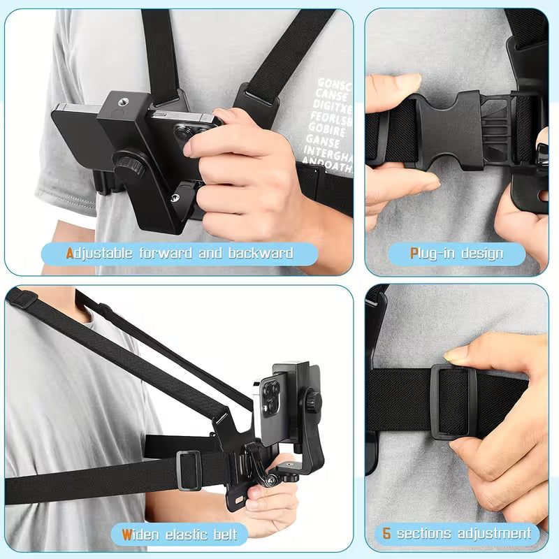 Chest Mount Mobile Holder Strap Discounters.pk