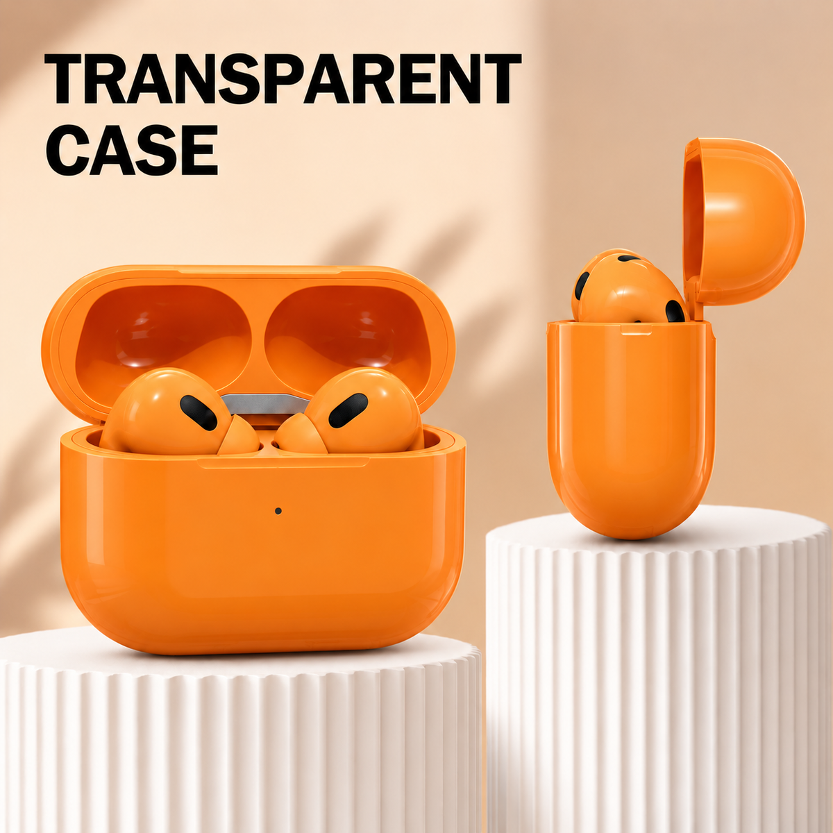 AirPods Pro 2 Orange Edition – Wireless Bluetooth Earbuds with Charging Case