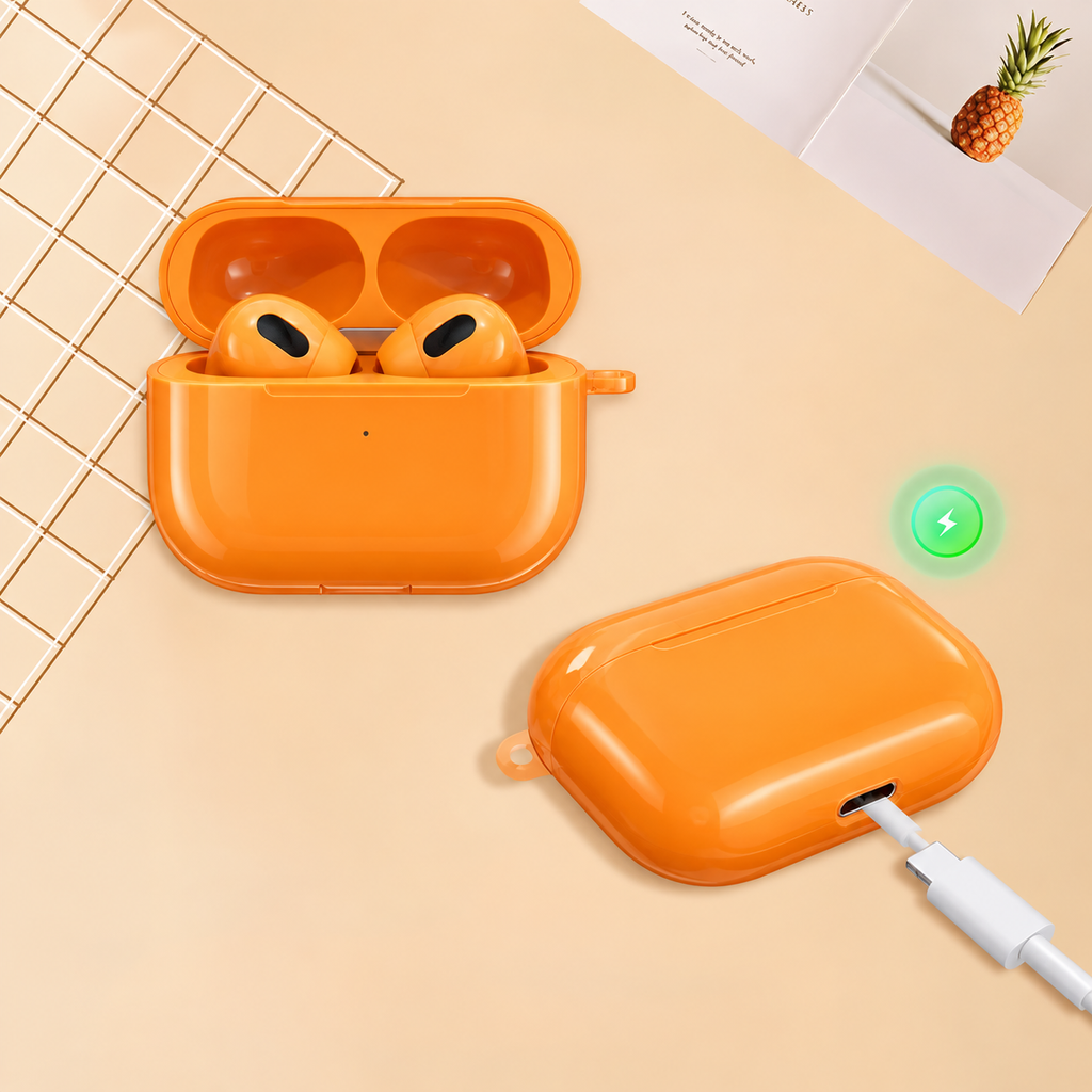 AirPods Pro 2 Orange Edition – Wireless Bluetooth Earbuds with Charging Case