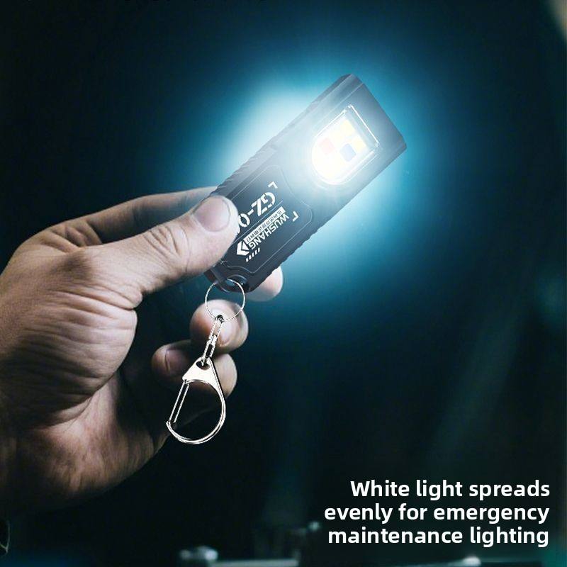 USB Rechargeable Keychain LED Flashlight