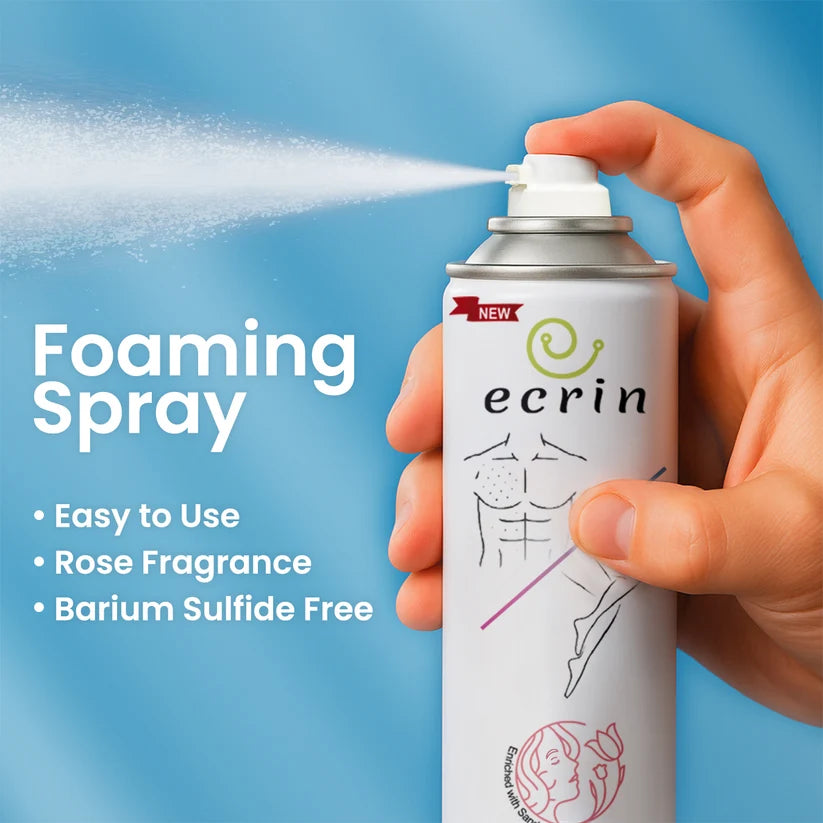 New Ecrin Hair Removal Foaming Spray (for men & women
