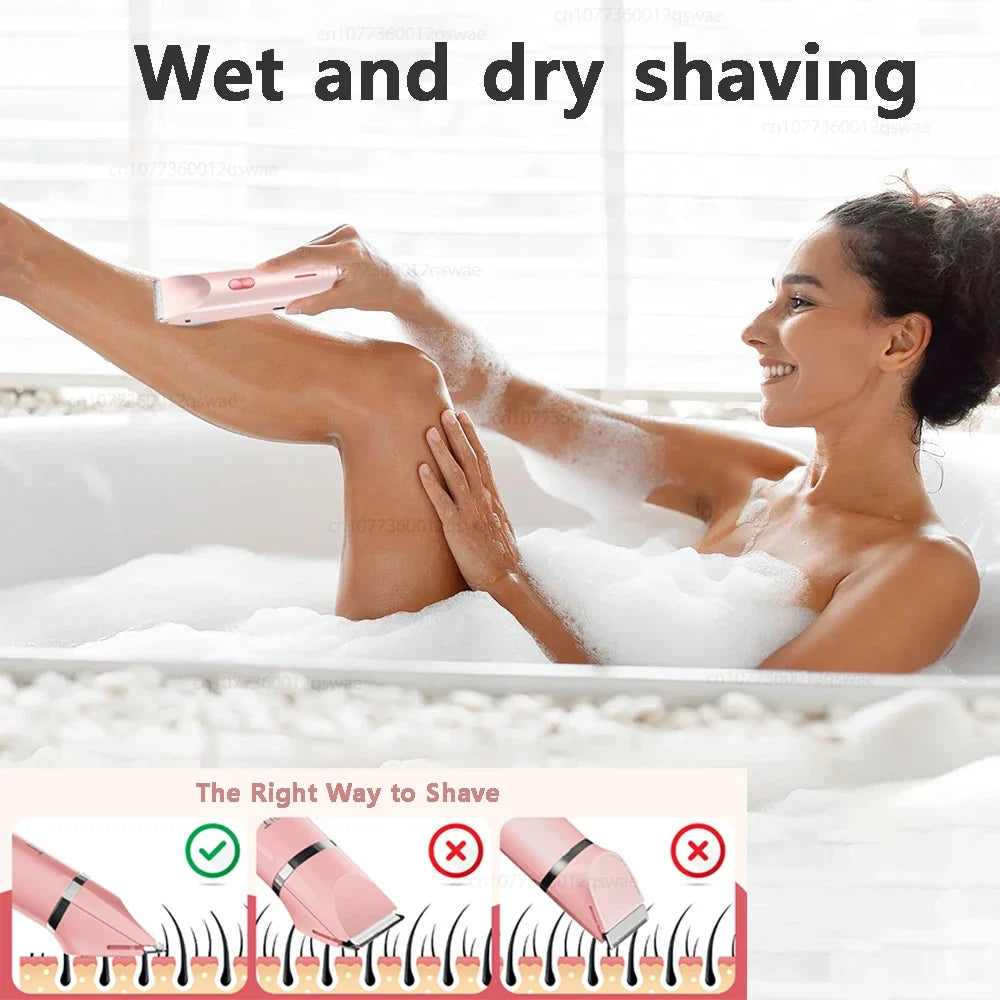 Electric Shaver for Woman Double Head Dual Purpose Female