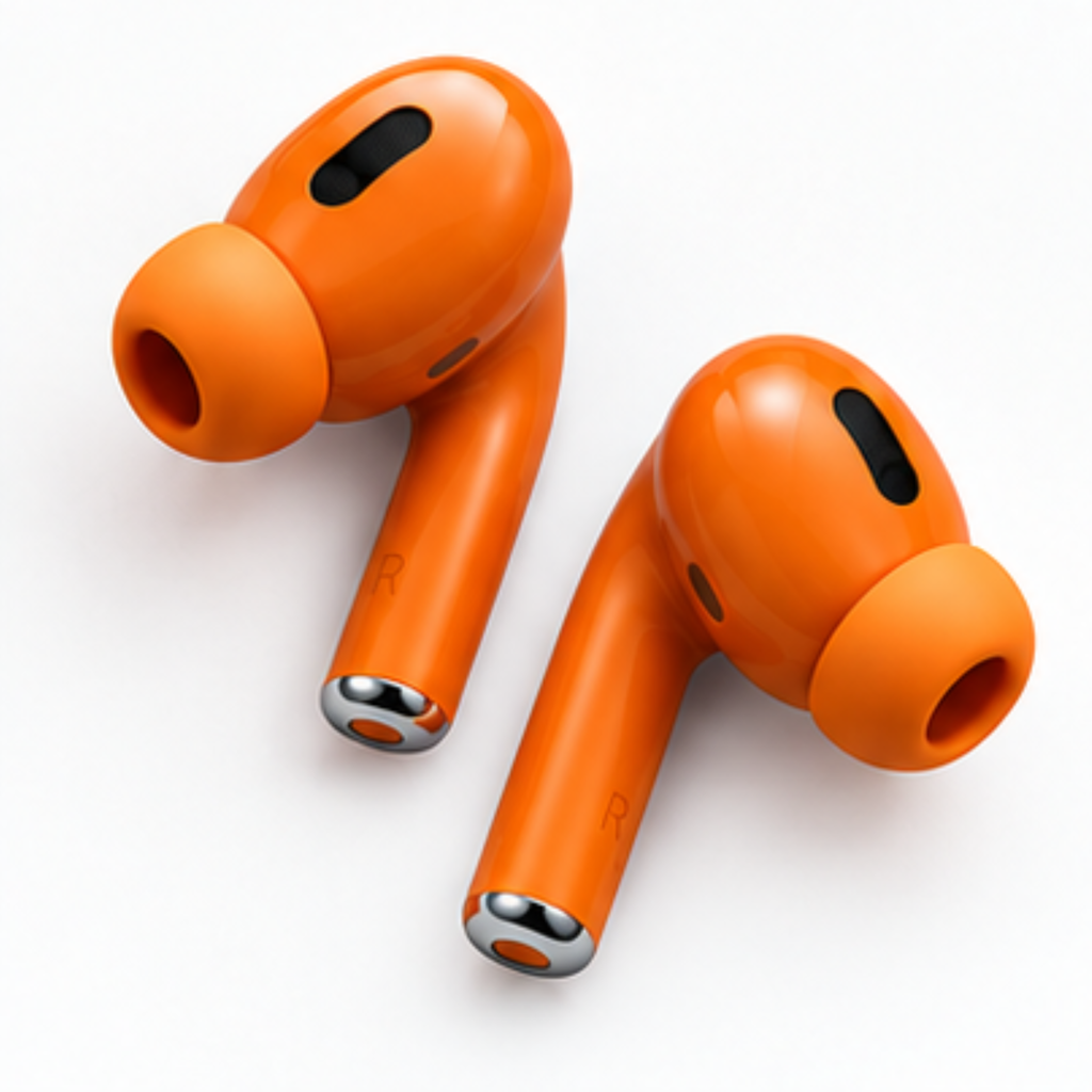 AirPods Pro 2 Orange Edition – Wireless Bluetooth Earbuds with Charging Case