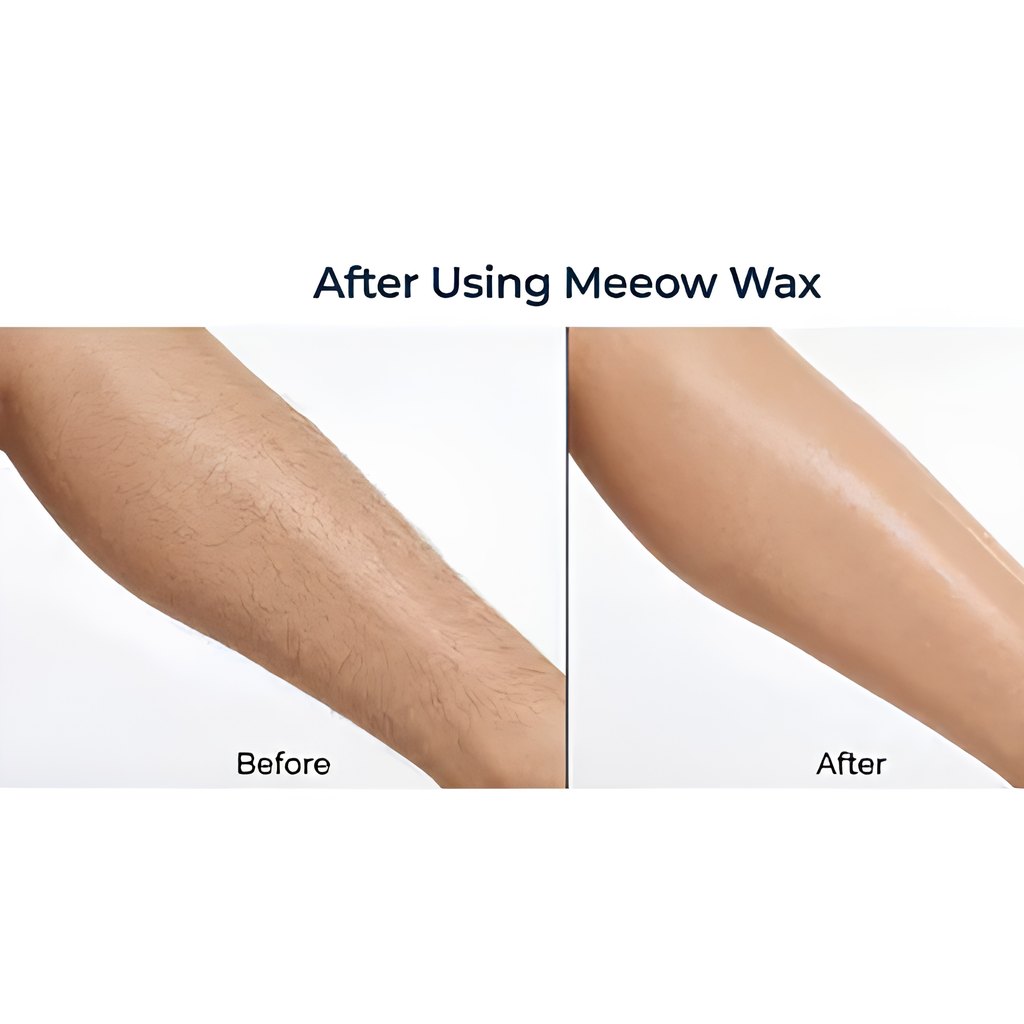 Meeoow Wax – 10-Min Painless Orange Body Wax for Smooth Skin