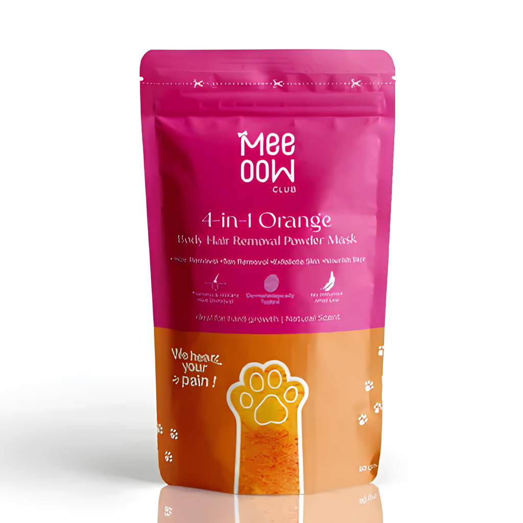 Meeoow Wax – 10-Min Painless Orange Body Wax for Smooth Skin
