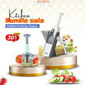Kitchen Bundle Chopping Artifact+Pushing Chopper Discounters.pk