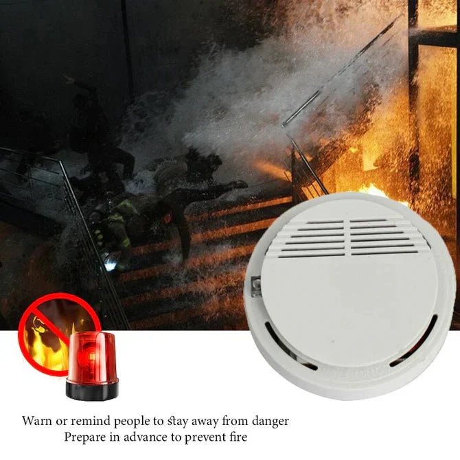 Wireless Smoke Detector Alarm Discounters.pk