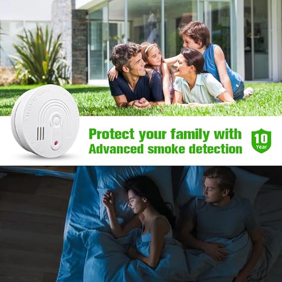 Wireless Smoke Detector Alarm Discounters.pk