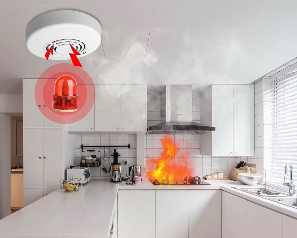 Wireless Smoke Detector Alarm Discounters.pk