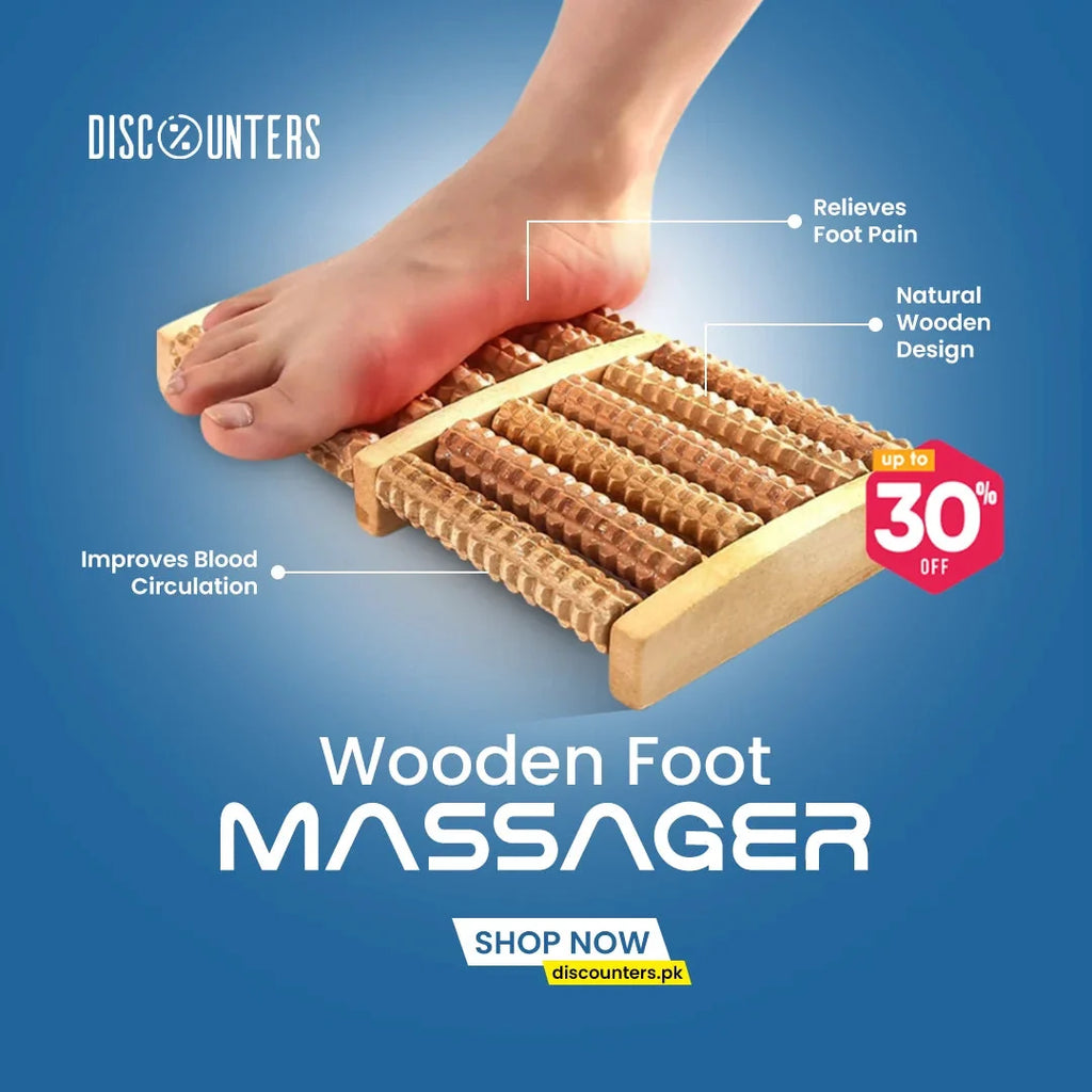Wooden Foot Massager Discounters.pk