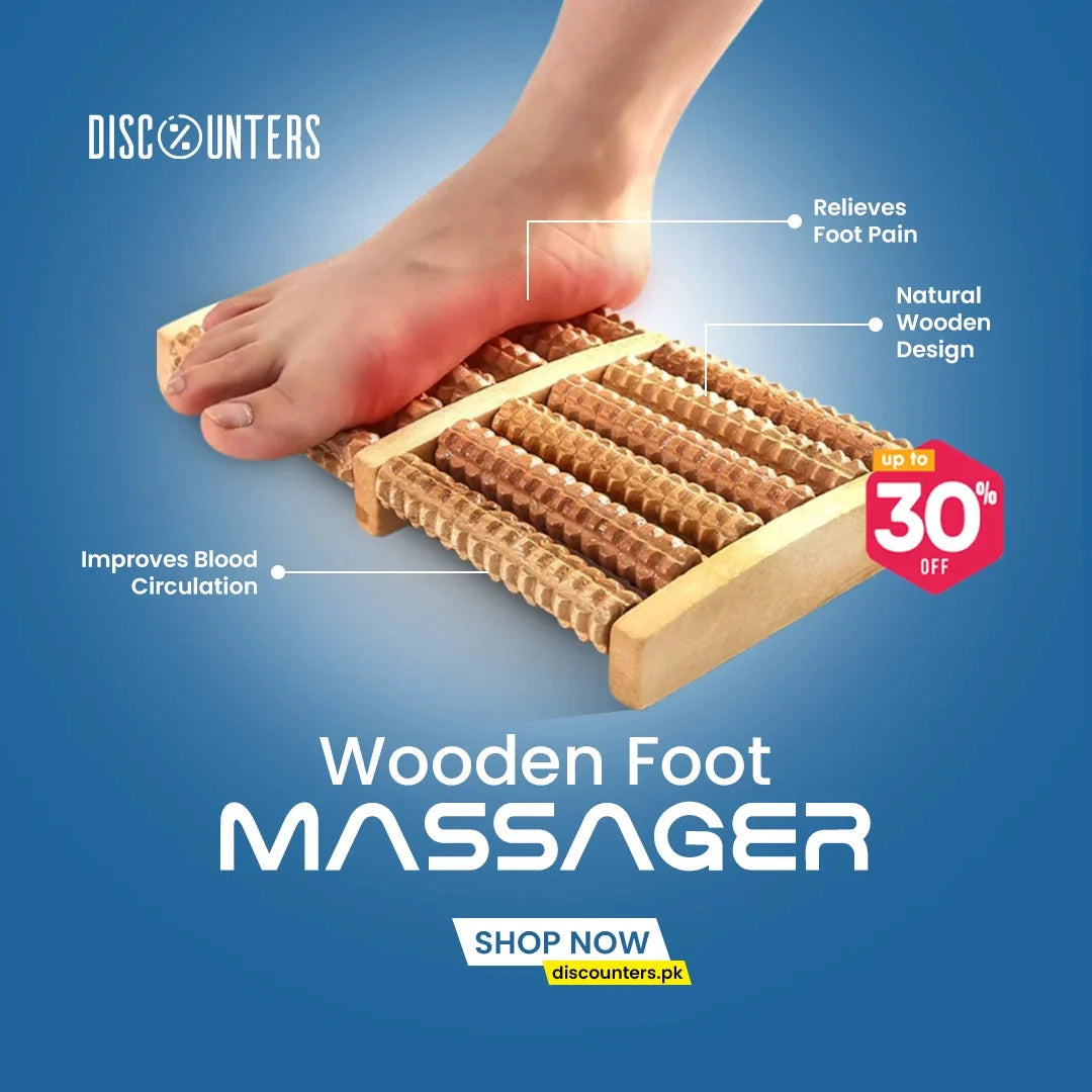Wooden Foot Massager Discounters.pk