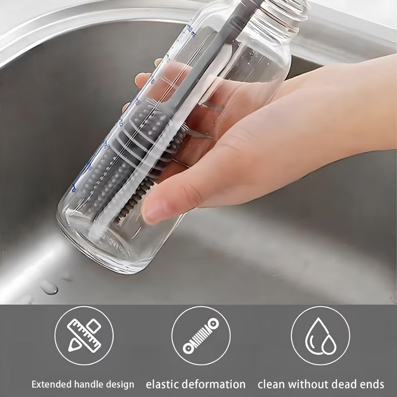 Set of 2 Long Handle Bottle Cleaning Brushes PEHCHAN MART
