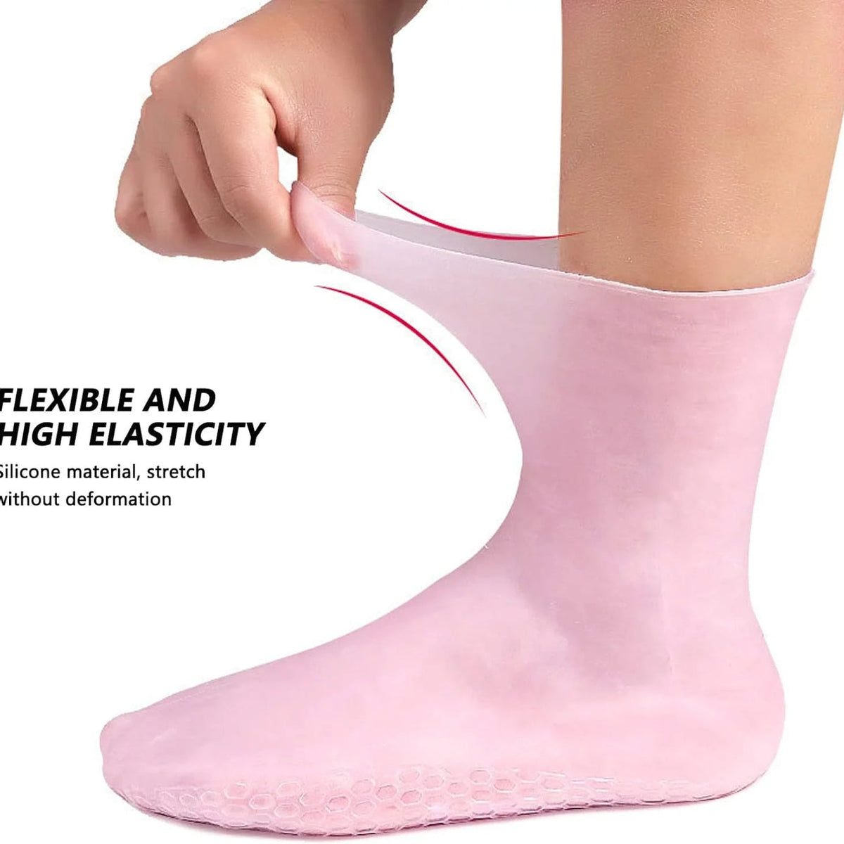 Silicone Moisturizing Socks - High Quality & Long Lasting Discounters.pk online shopping